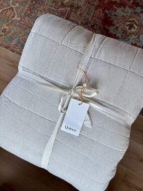 Quince European Linen Box Quilt - King / Cal King
